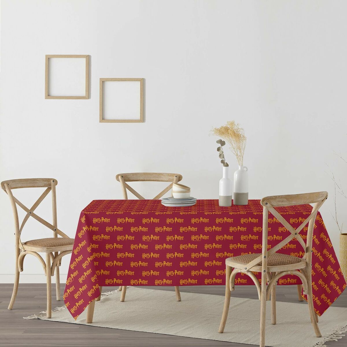 Mantel resinado antimanchas Harry Potter Rojo